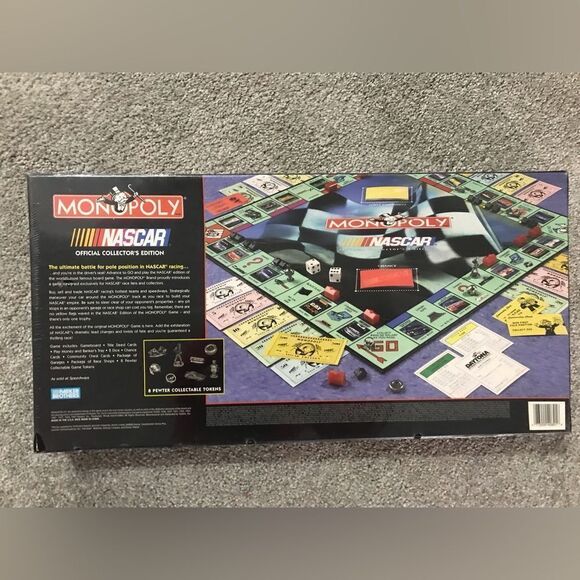 NWT 1997 NASCAR Monopoly Collectors edition in sealed unopened box - Picture 2 of 5